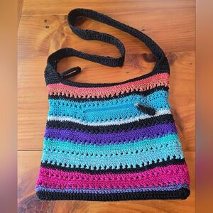 The Sak Multicolor Crochet Hobo Bag